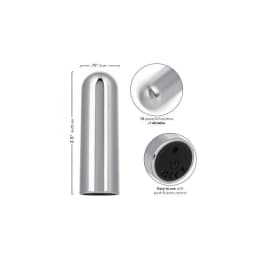 10 Function Rechargeabl Bullet Silver, image 2