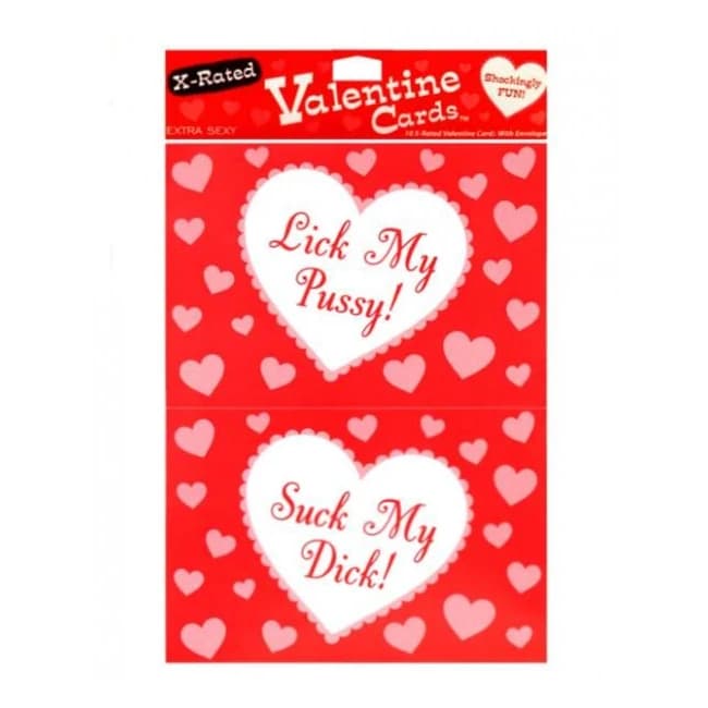 10 X-rated Valentine Cards with Envelopes - Image 1