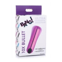10x Rechargeable Vibrating Metallic Bullet -, image 1