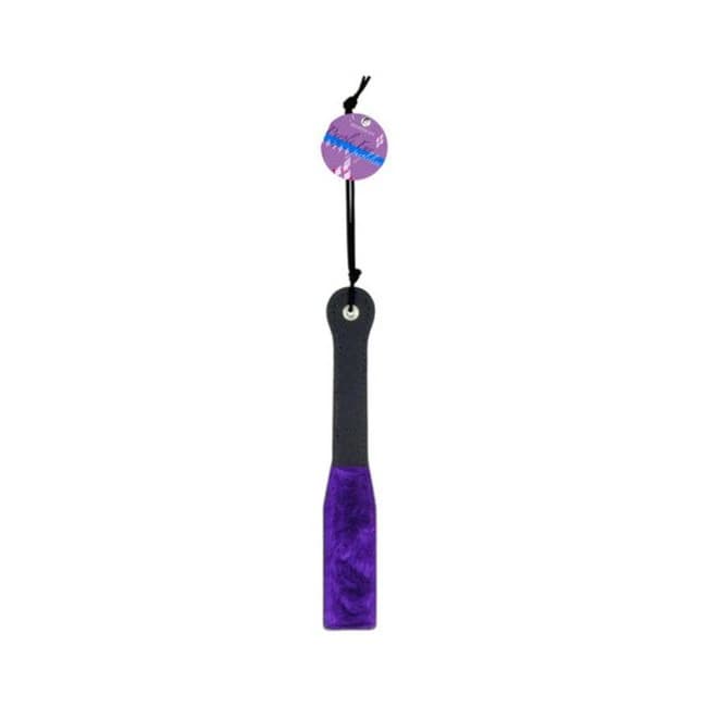 12 In. Paddle with Purple Faux Fur Lining - Image 1