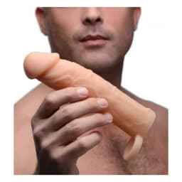 2 Inches Silicone Penis Extension Beige, image 1