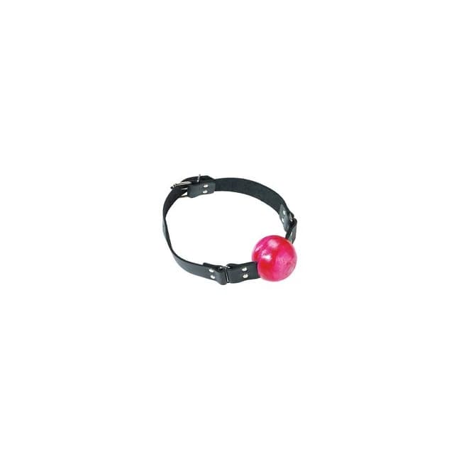 2in Red Ball Gag W/buckle - Image 1