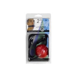 2in Red Ball Gag W/buckle - Image 3