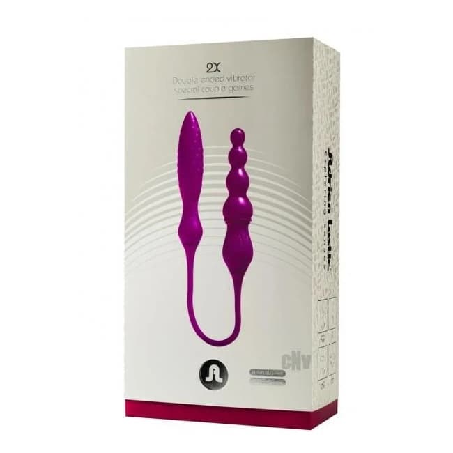2x Double Vibrator Purple - Image 1