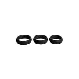 3 Piece Silicone C Ring Set - Black, image 3