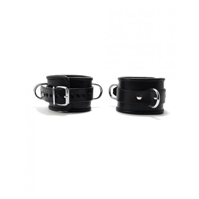 665 Padded Locking Ankle Restraint - Black - Image 1