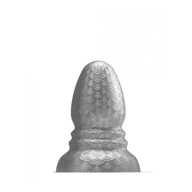 665 Stretch'r Ripple Butt Plug - M Gun Metal - Image 1
