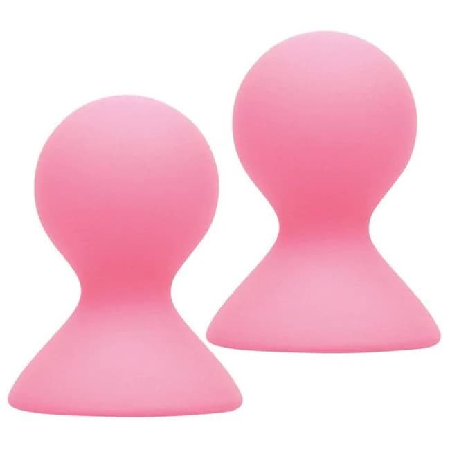 9'S SILICONE NIP PULLS PINK  - Image 1