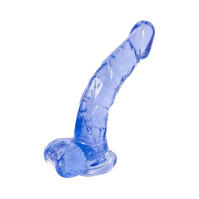 Adam & Eve Cool Curve Jelly Dildo - Image 1