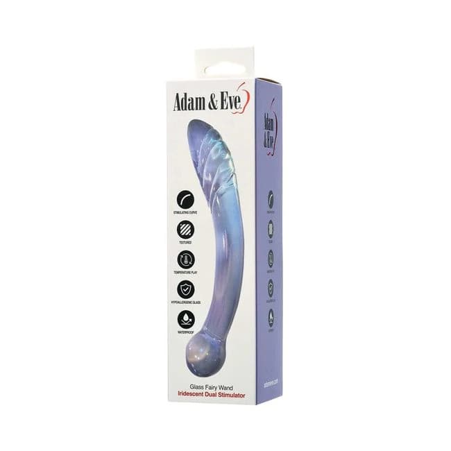 Adam & Eve Glass Fairy Wand - Image 1