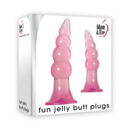 Adam & Eve Jelly Butt Plug Set, image 3