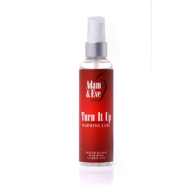 Adam & Eve Turn It Up Warming Lube 4 Oz - Image 1