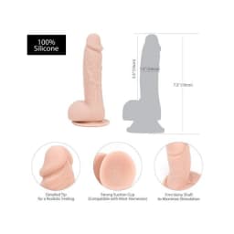 Addiction 100% Silicone Mark 7.5 Beige ", image 4
