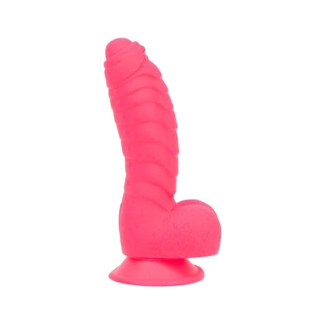 Addiction 100% Silicone Tom 7 Hot Pink " - Image 1