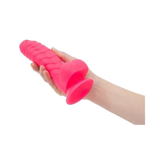 Addiction 100% Silicone Tom 7 Hot Pink " - Image 3