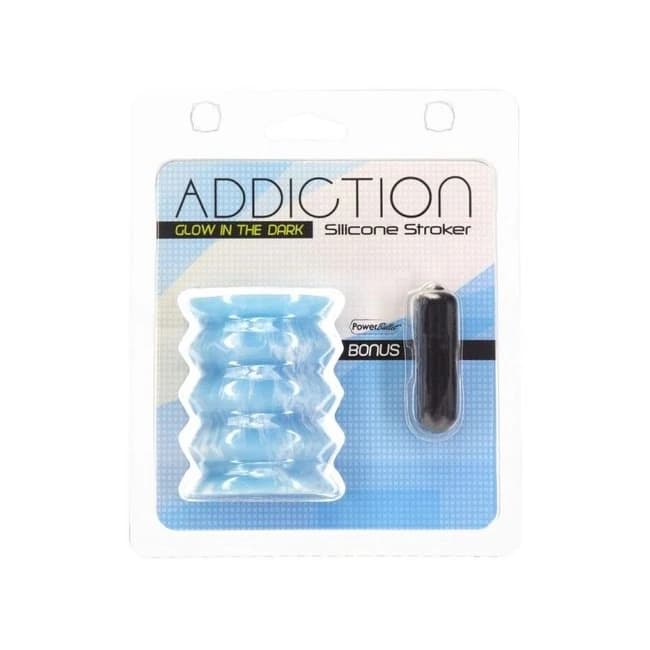 Addiction Silicone Stroker Glow in the Dark - Image 1