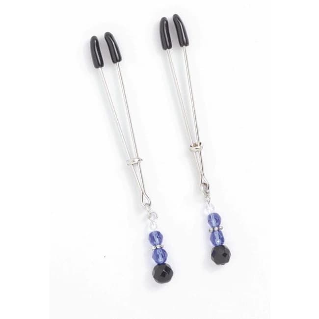 Adj Clamp W/blue Beads - Image 1