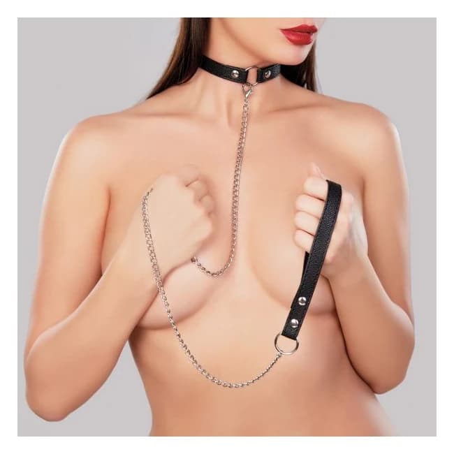 Adore Collar with Detachable Leash One Size - Image 1