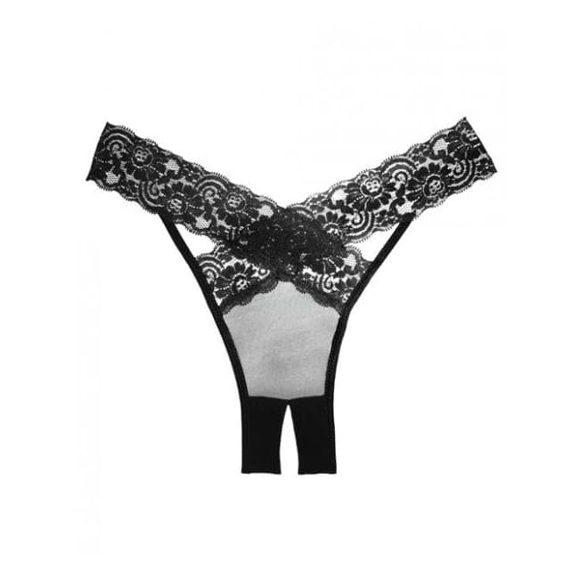 Adore Sheer, Lace Desire Panty Black O/s - Image 1