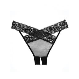 Adore Sheer, Lace Desire Panty Black O/S, image 2