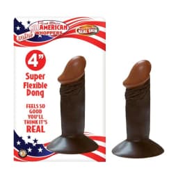 Afro American Mini Whopper 4in Brown, image 2