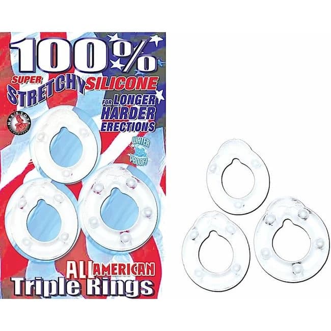 ALL AMERICAN TRIPLE RINGS CLEAR  - Image 1