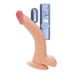 All American Whopper 8in W/ Balls Flesh, image 2