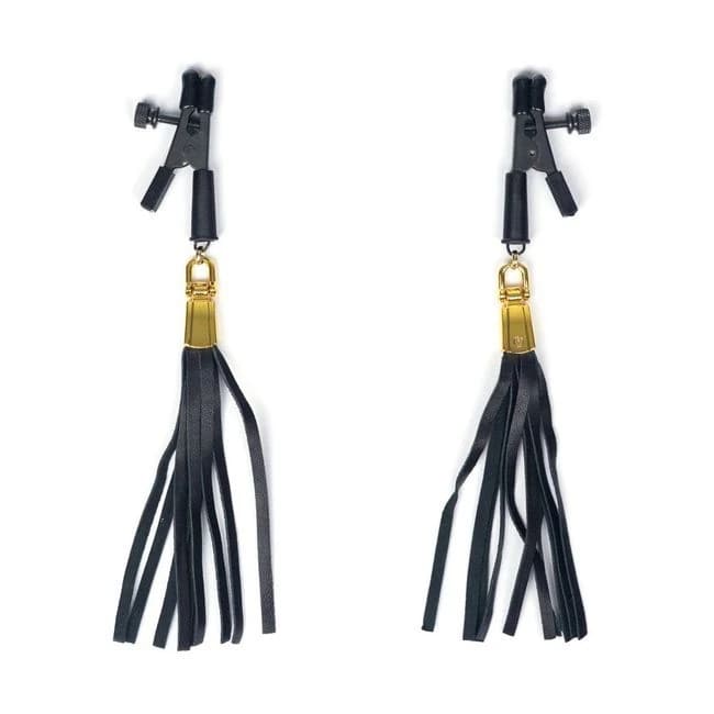 Alligator Clamp W/leatherette Tassel - Image 1