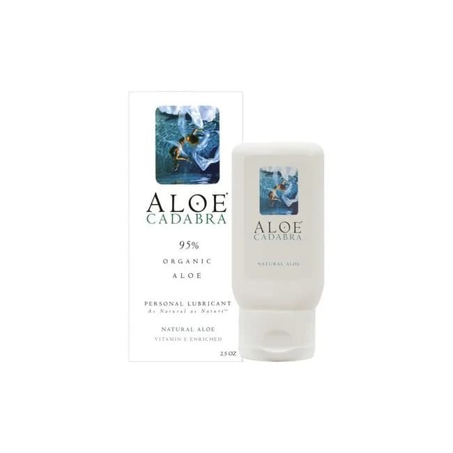 ALOE CADABRA ORGANIC LUBE NATURAL ALOE 2.5 OZ  - Image 1