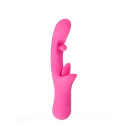 Alora Dual Motor Licking & Rotating Vibe Pink, image 1