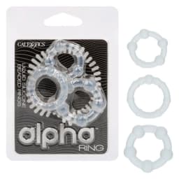Alpha Liquid Silicone Beaded Rings, image 1