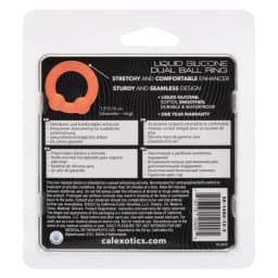 Alpha Liquid Silicone Dual Ball Ring, image 3