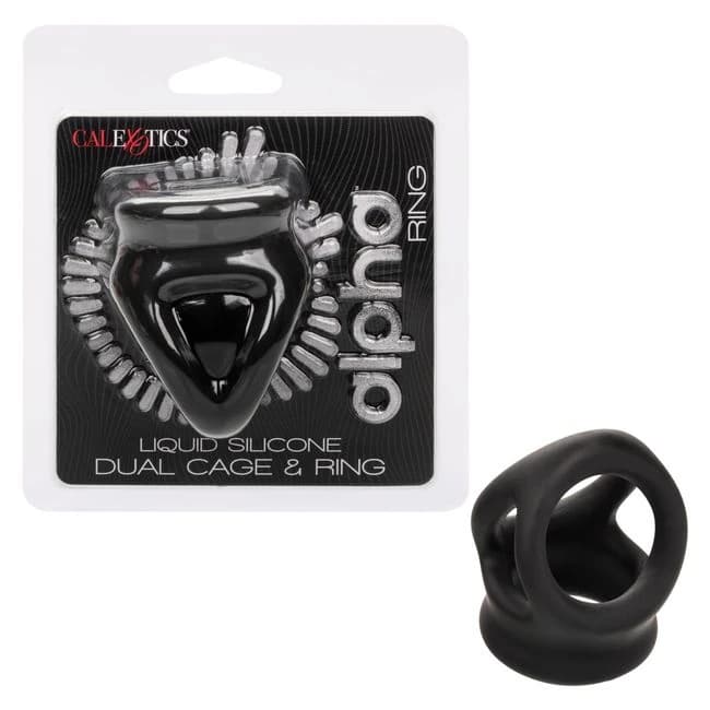 Alpha Liquid Silicone Dual Cage & Ring - Image 1