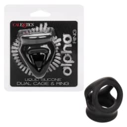 Alpha Liquid Silicone Dual Cage & Ring, image 1