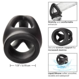 Alpha Liquid Silicone Dual Cage & Ring, image 5