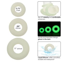 Alpha Liquid Silicone Set Glow in the Dark, image 3