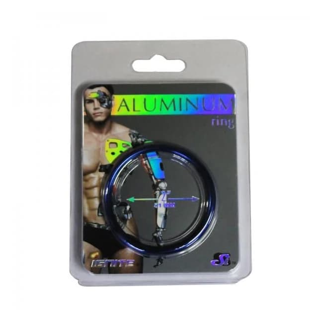 Aluminum Ring - Cobalt Blue 2.0" - Image 1
