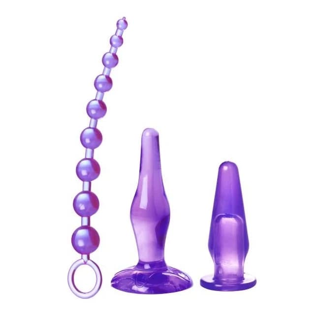 Amethyst Adventure 3 Piece Anal Toy Kit - Image 1