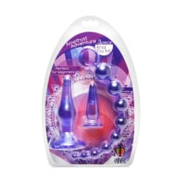 Amethyst Adventure 3 Piece Anal Toy Kit, image 2