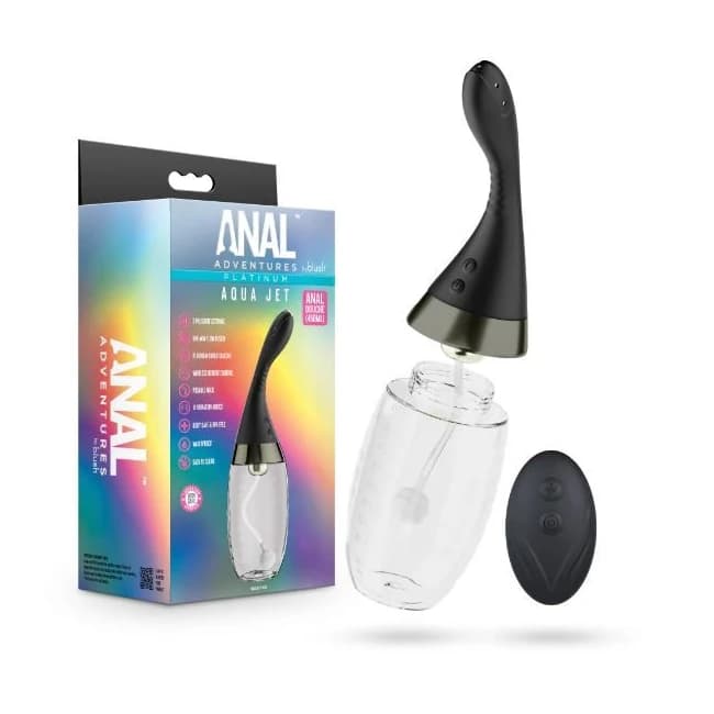 Anal Adventures Aqua Jet Black - Image 1
