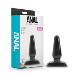 Anal Adventures Basic Anal Plug - - Black, image 2