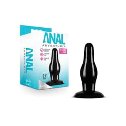 Anal Adventures Pleasure Plug Black, image 1