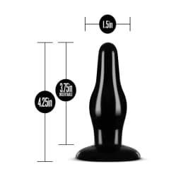 Anal Adventures Pleasure Plug Black, image 4