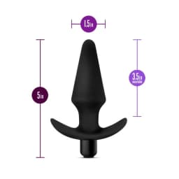 Anal Adventures Vibrating Plug Black, image 5