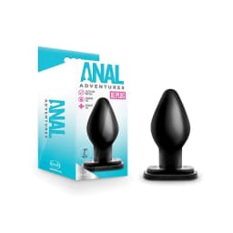 Anal Adventures Xl Plug Black - Image 1