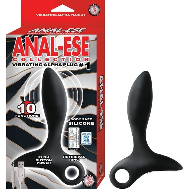 Anal-ese Collection Vibrating Alpha Plug #1 - Image 1