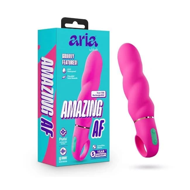 Aria Amazing Af 2.0 Vibe Fuchsia Rechargeable - Image 1