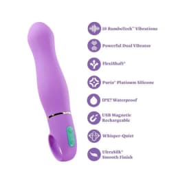 Aria Exciting Af 2.0 Vibe Indigo Rechargeable, image 2