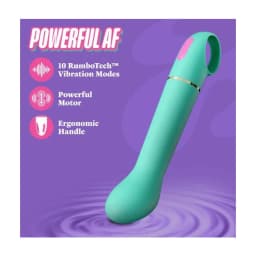 Aria Flirty Af 2.0 Vibe Teal Rechargeable, image 4