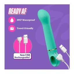 Aria Flirty Af 2.0 Vibe Teal Rechargeable, image 5
